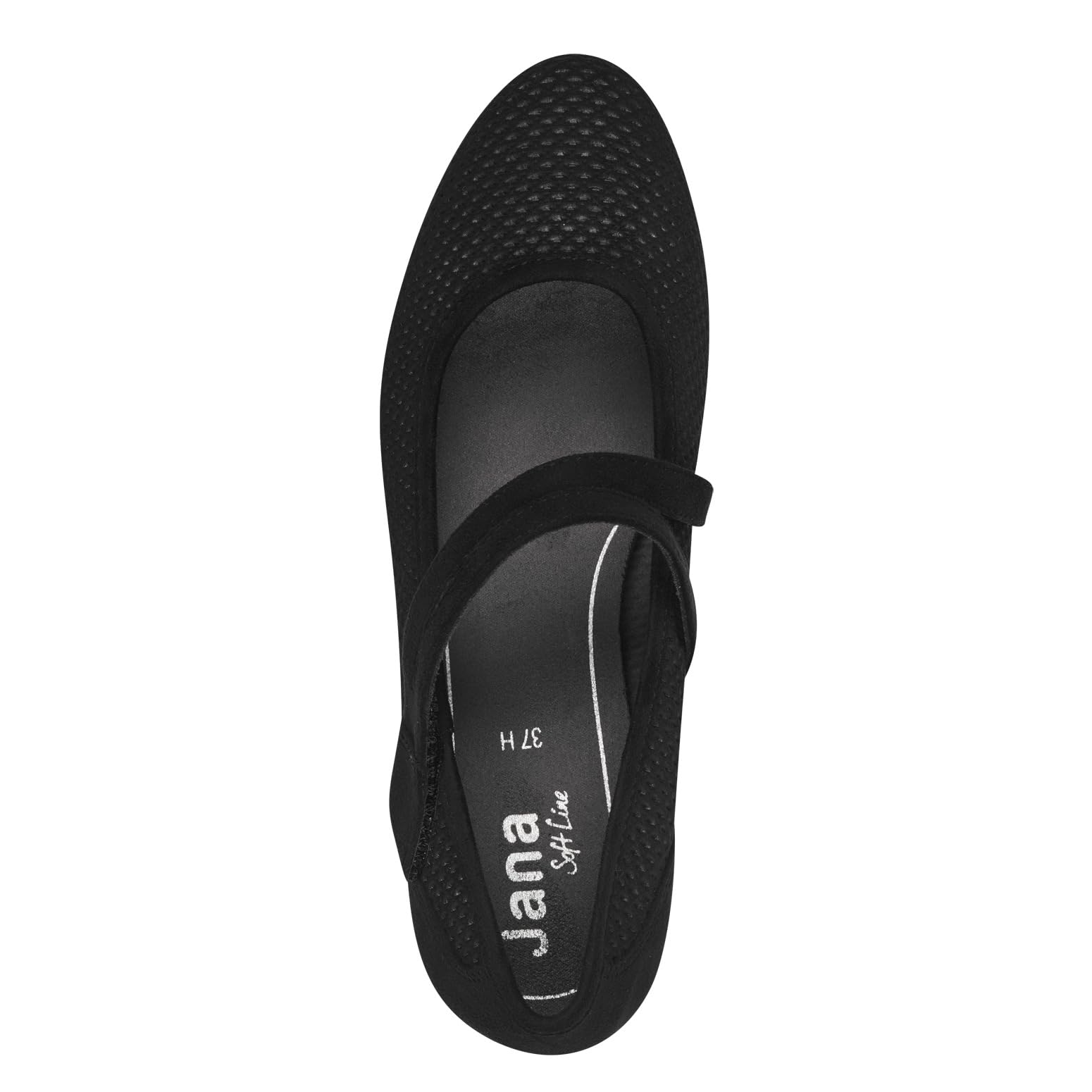 Jana Damen Pumps mit Riemen Kleiner Absatz Vegan
