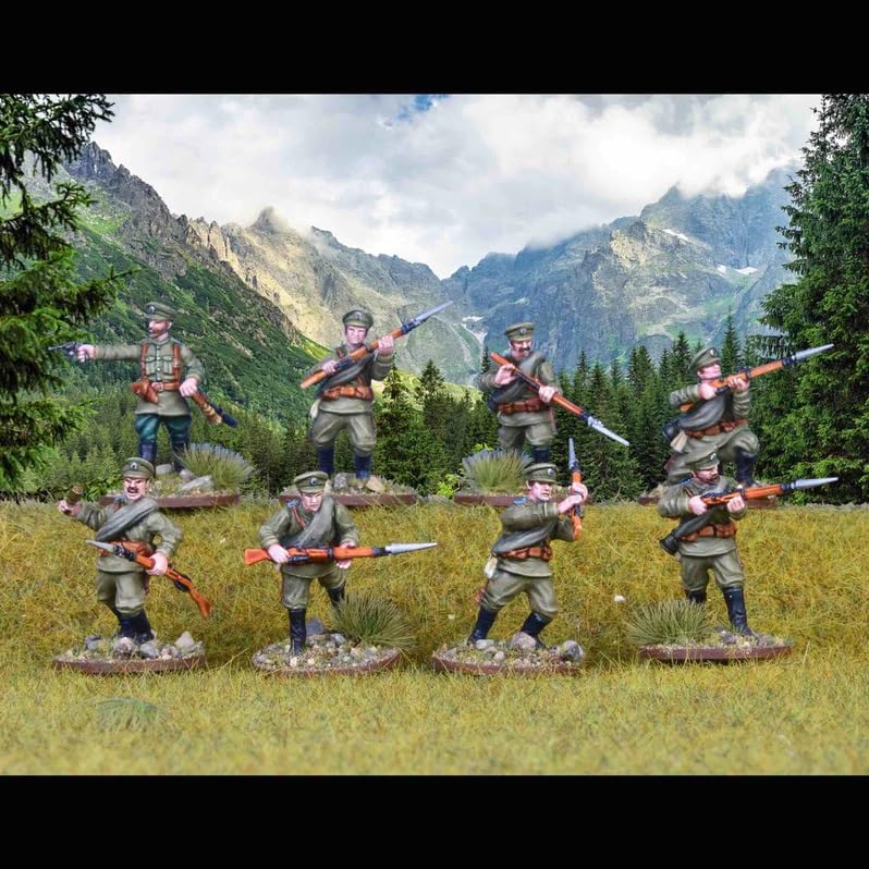 The Great War - Russian Infantry 1914-18 (35 Figures) Multi-Part Hard Plastic (HIGH Impact POLYSTYRENE) 28MM Figures - Image 3
