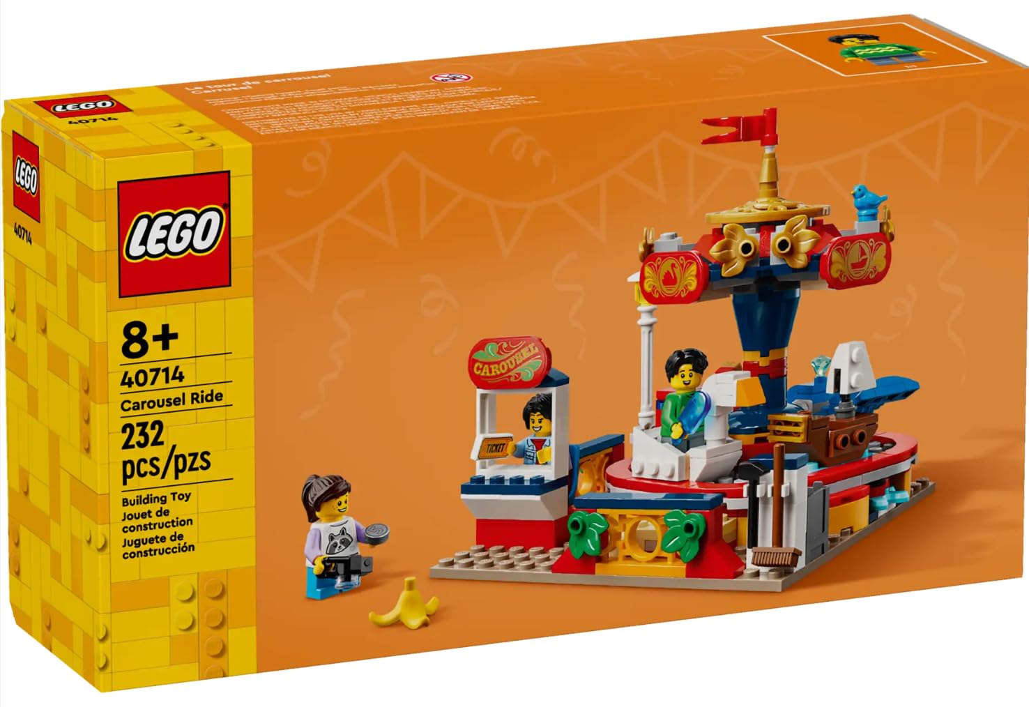 LEGO 40714 Carousel Ride 2024 Toy Building Set 8+ 232 Pieces, Mehrfarbig - Image 2