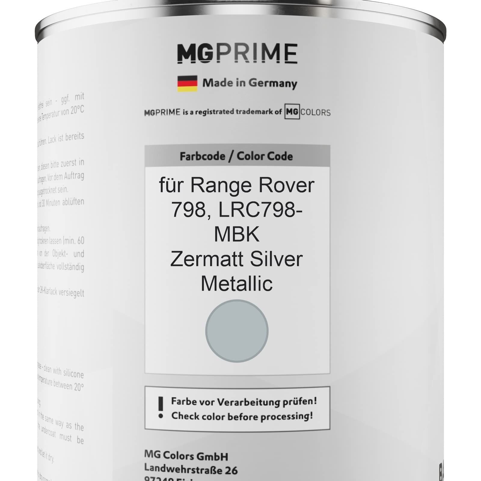 500Ml Peinture Automobile Prête À L'Emploi Pour VW En Yucagrün R1