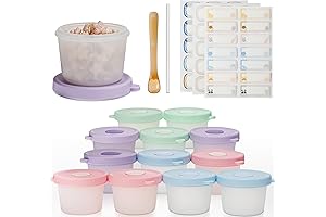 DIMBRAH Silicone Baby Food Containers