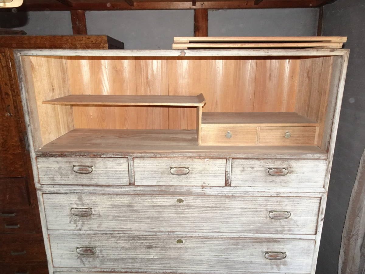 Amazon.co.jp: 桐箪笥タンス昭和レトロアンティーク古民家和家具骨董品