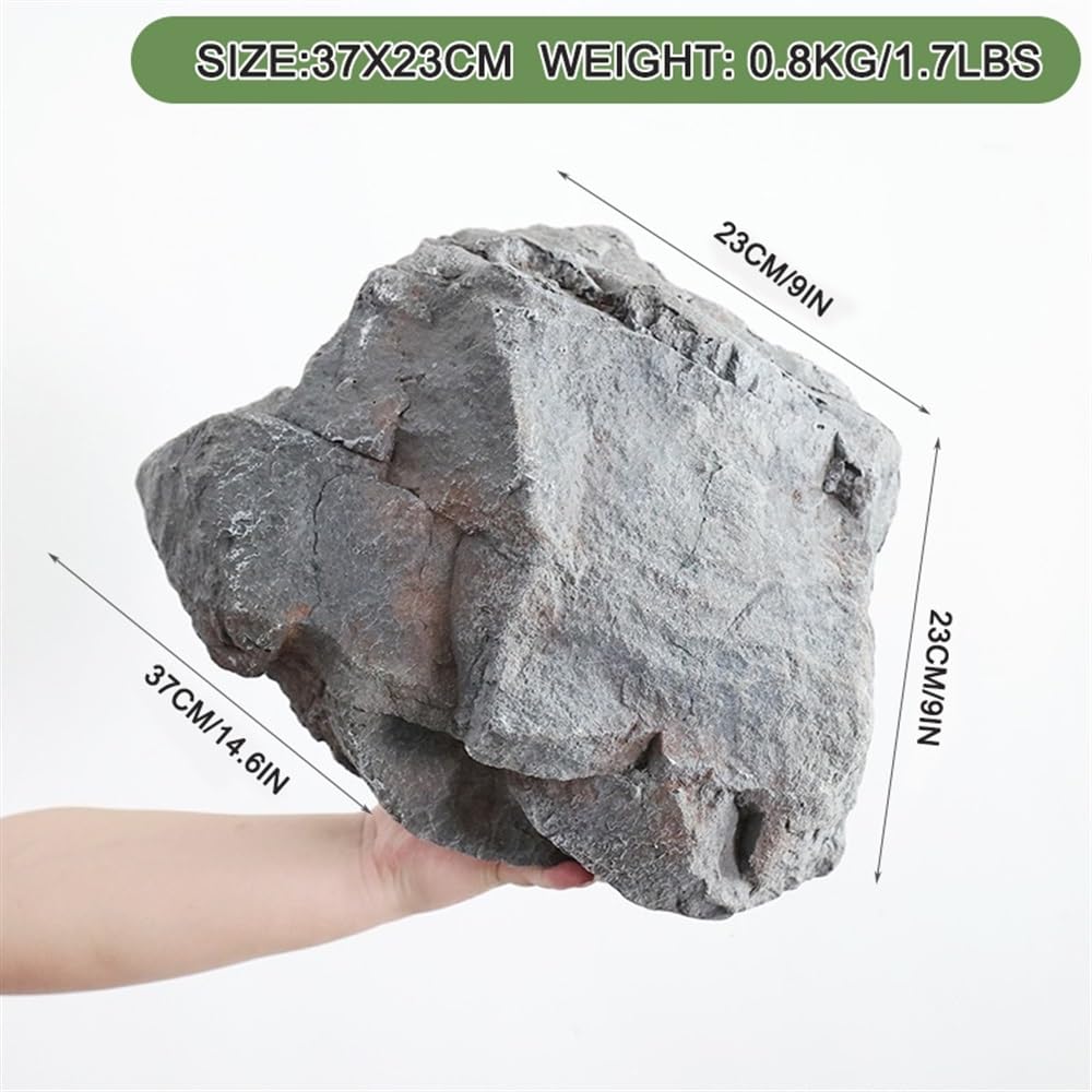 Realistic Fake Rock Covers For Landscaping - PU Foam Rocks To Hide Wells, Utility Boxes, Garden Decor