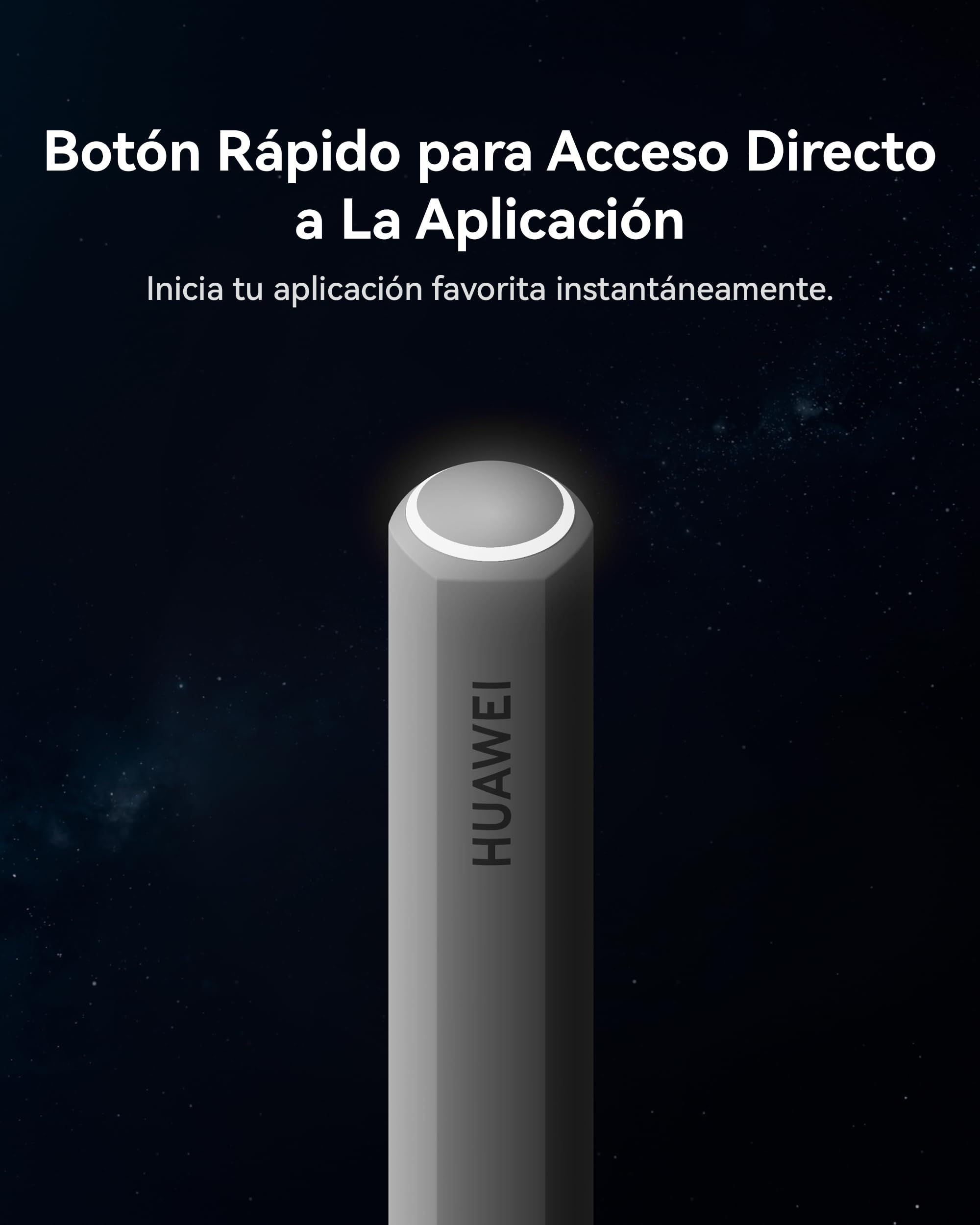 HUAWEI M-Pencil Pro, Lápiz Óptico, 3 Puntas Versátiles, Luz Intermitente Star Ring, Botón Rápido para Acceso Directo a App, Múltiples Gestos,10,000+ Niveles de Detección Presión, Conexión NearLink