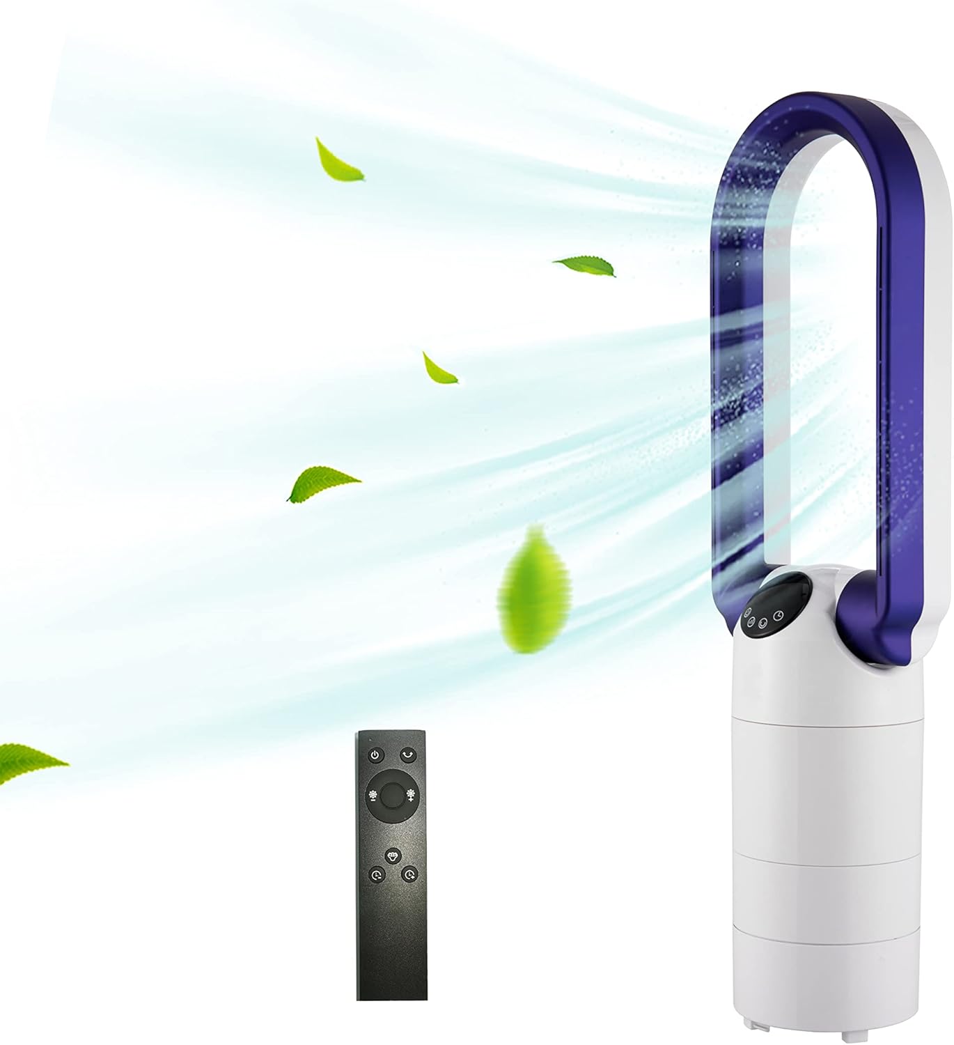 Layfly 28 inch Tower Fan, 9 Speeds Bladeless Fan with Remote control