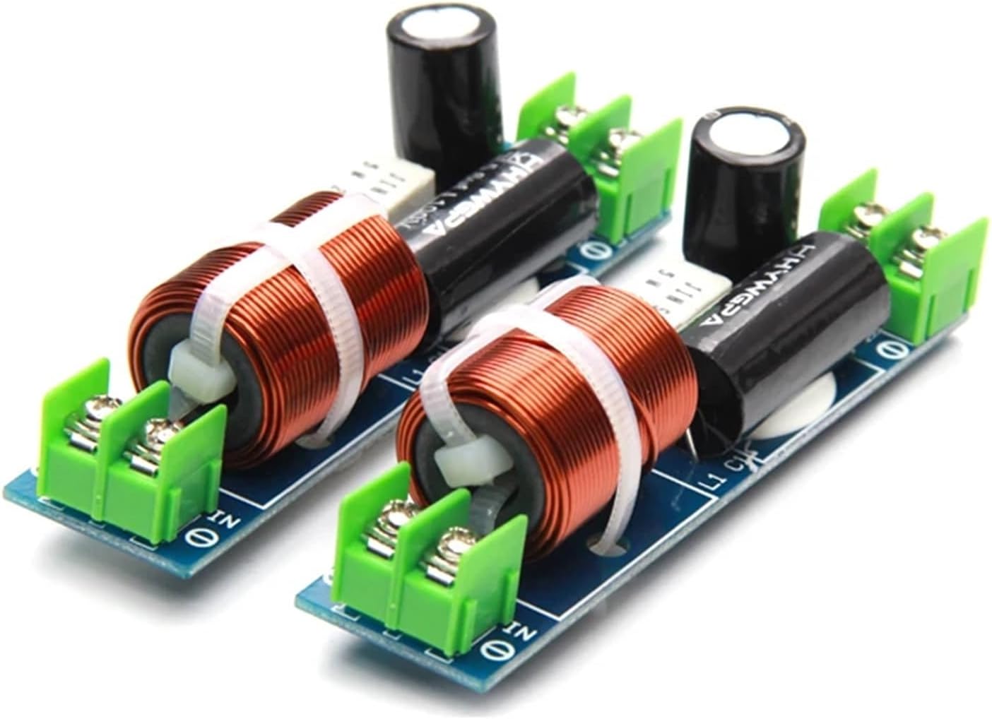 2PCS 1 Way 60W Mediant Speaker Frequency Divider Circuits Car 1-Unit Automotive HiFi Stereo Audio Crossover Filters