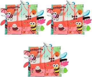 Totority 3 Pçs Cauda Pano Livro Viagem Brinquedos Da Criança Caudas Brinquedo Crianças Brinquedos Infantil Brinquedo Da Criança Avião Criança Brinquedo Pequeno Animal Brinquedos Livros