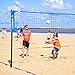 Vermont Volleyball Court Line Marking Kit - Creates a Regulation Size 60ft x 30ft Court | 2in Wide Ultra-Durable Polyester Construction | Ideal for Beach & Outdoor Volleyball
