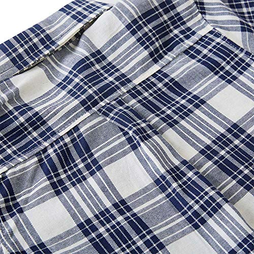 Chemise manches courtes coton garçon bleu S anti transpiration et douce - 5
