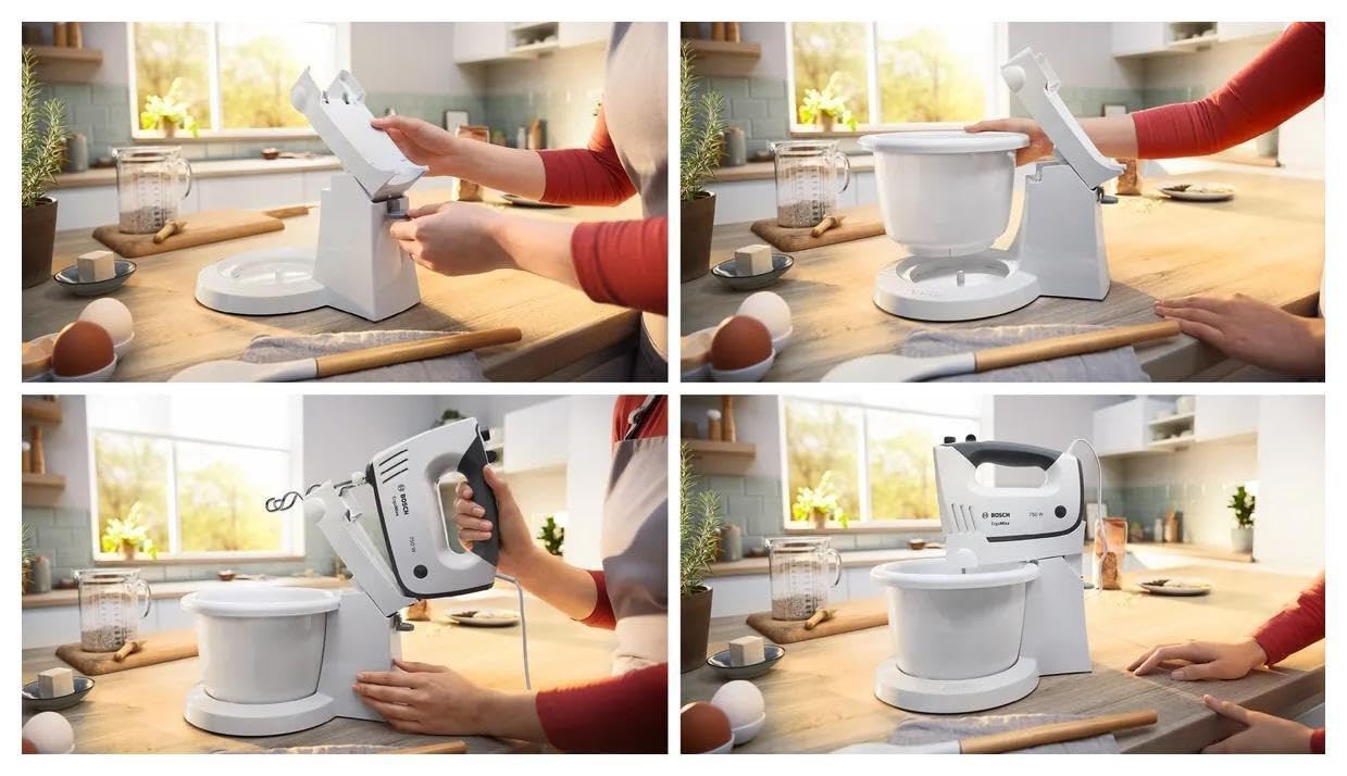Bosch Mfq37490 Mixer Handmixer 750 W Grau, Wei? (mfq37490)