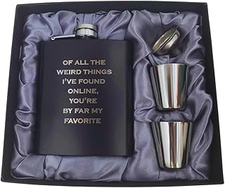 Of All the Weird Things I've Found Online, BF Gifts, Gag Gifts for Boyfriend Funny, Funny Flask, Boyfriend Birthday Gift Ideas, Bday Gifts for Husband, Gifts for BF, Valentines Day Gifts for Boyfriend