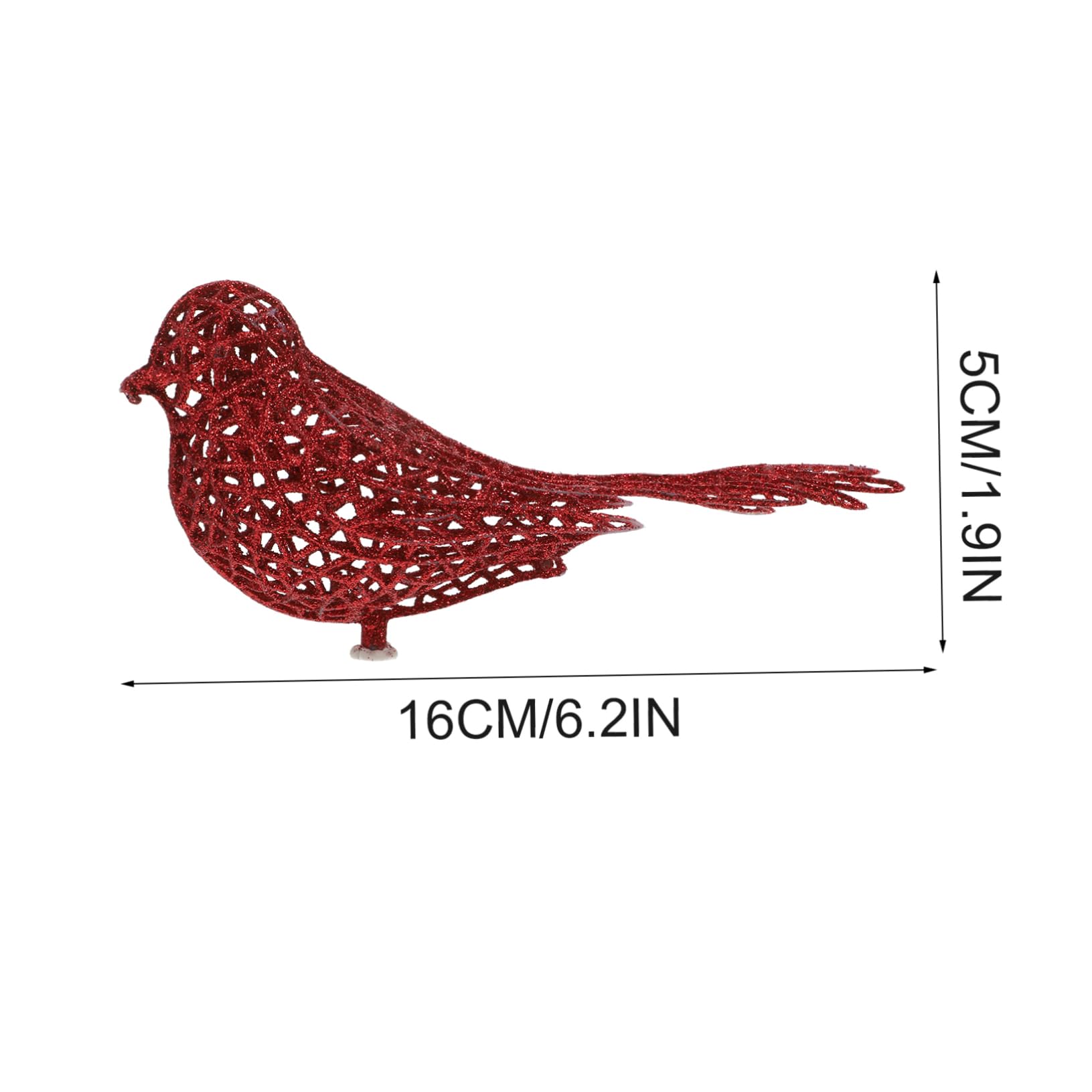 Alipis 3 Set Di Decorazioni Natalizie Con Uccelli Decorazioni Per Lalbero Di Natale Ornamenti Per Uccelli Decorazioni Festive 5 Pezzi * 3