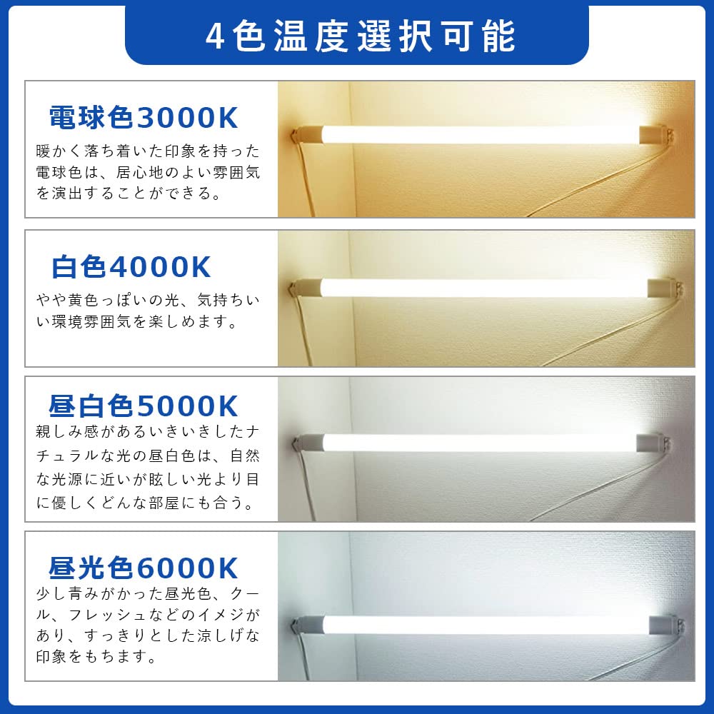 LED-TUBEランプ25本 Amazon | お得4本 led直管蛍光灯 25形 15W消費電力 3000lm高輝度
