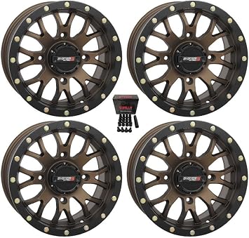 System 3 ST-3 Bronze ATV Wheels 15" Can-Am Commander Maverick Renegade Outlander Defender
