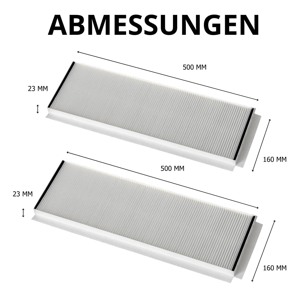 Tops Filter Für Zehnder ComfoAir Q350/450/600 | 4x G4 Filter | Ersetzt Original Zehnder 400502012