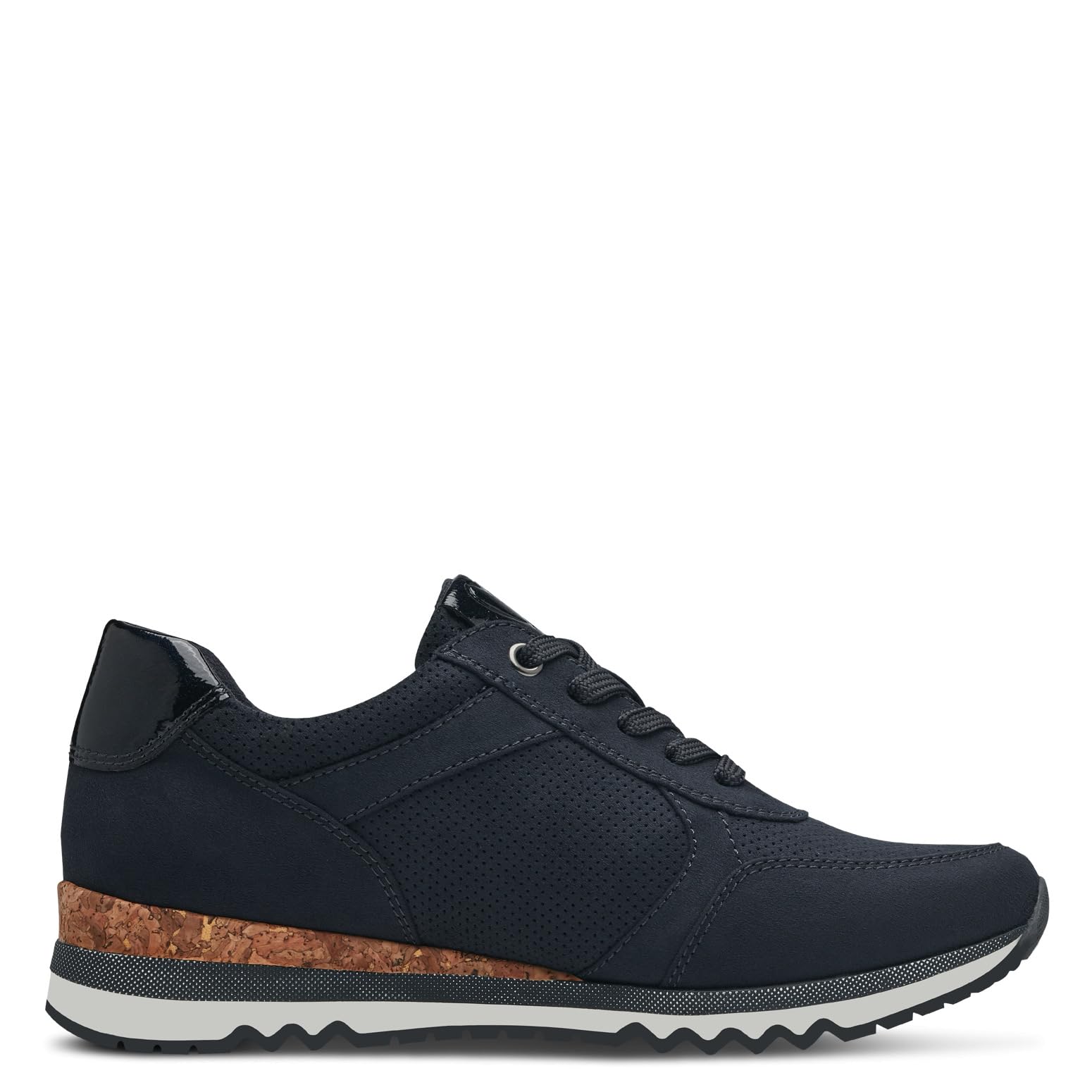 MARCO TOZZI Damen Sneaker flach Freizeit, Blau (DK.Navy Comb), 42 EU – Ansicht 4