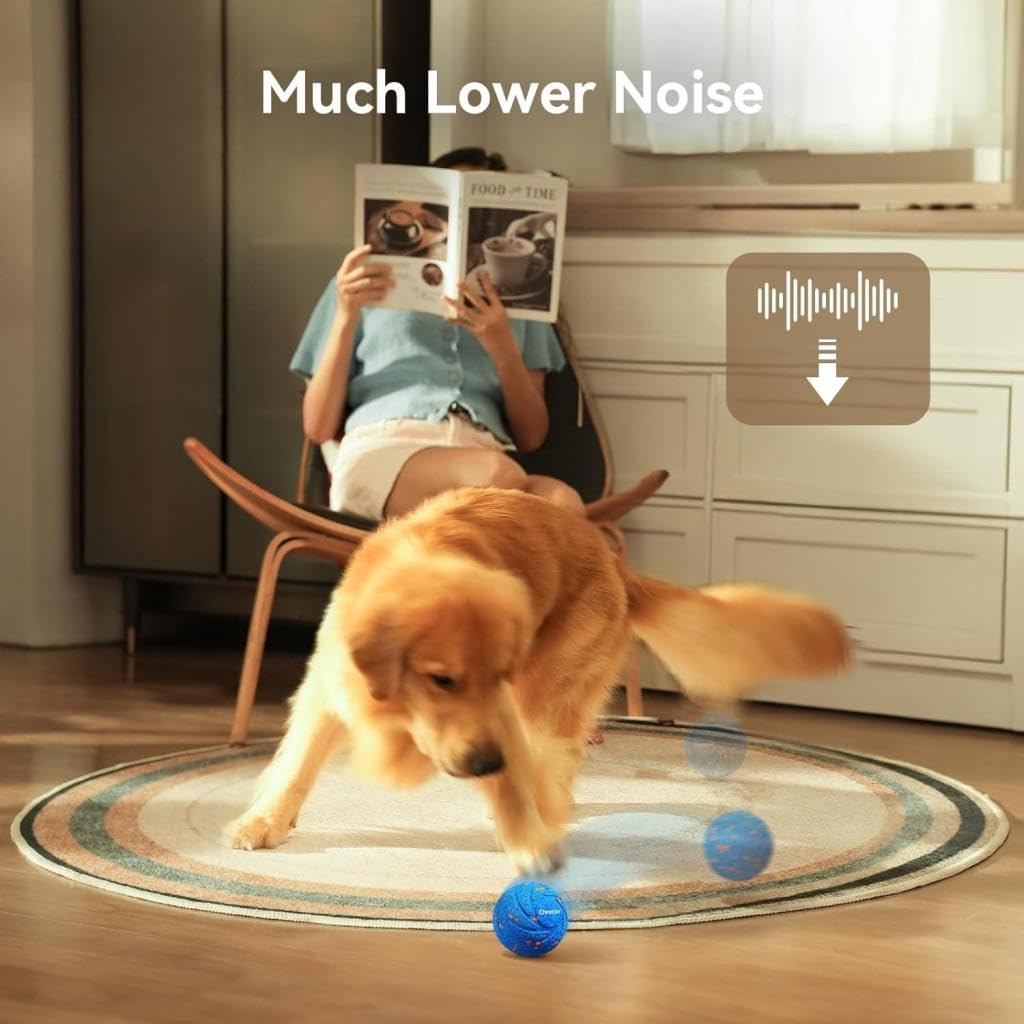 Cheerble Juguete interactivo inteligente para perros, azul, 7 cm