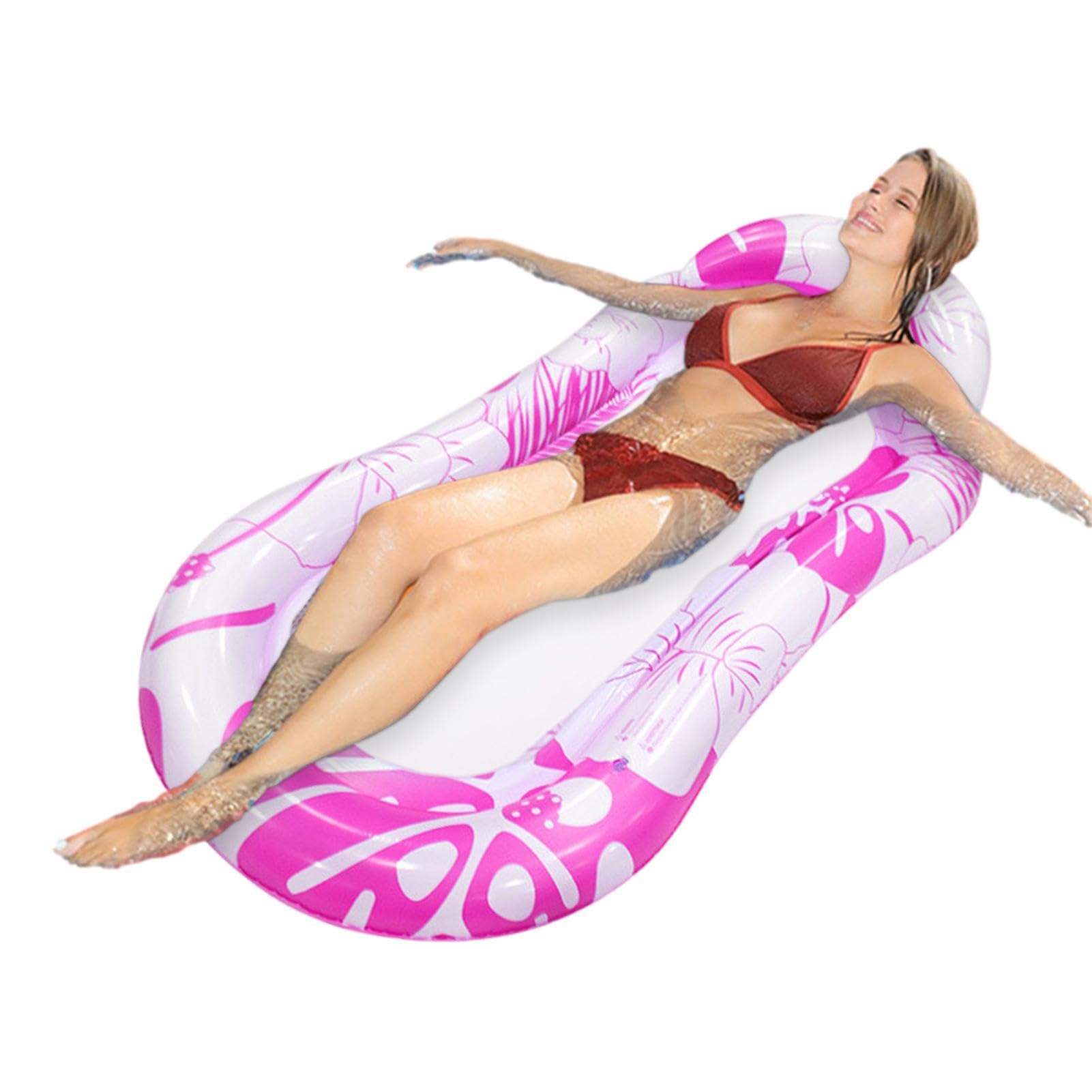 Lettino galleggiante per piscina - Pool Float Lounge per piscina - Galleggianti per piscina per impieghi gravosi, galleggianti gonfiabili per piscina, zattera prendisole per piscina