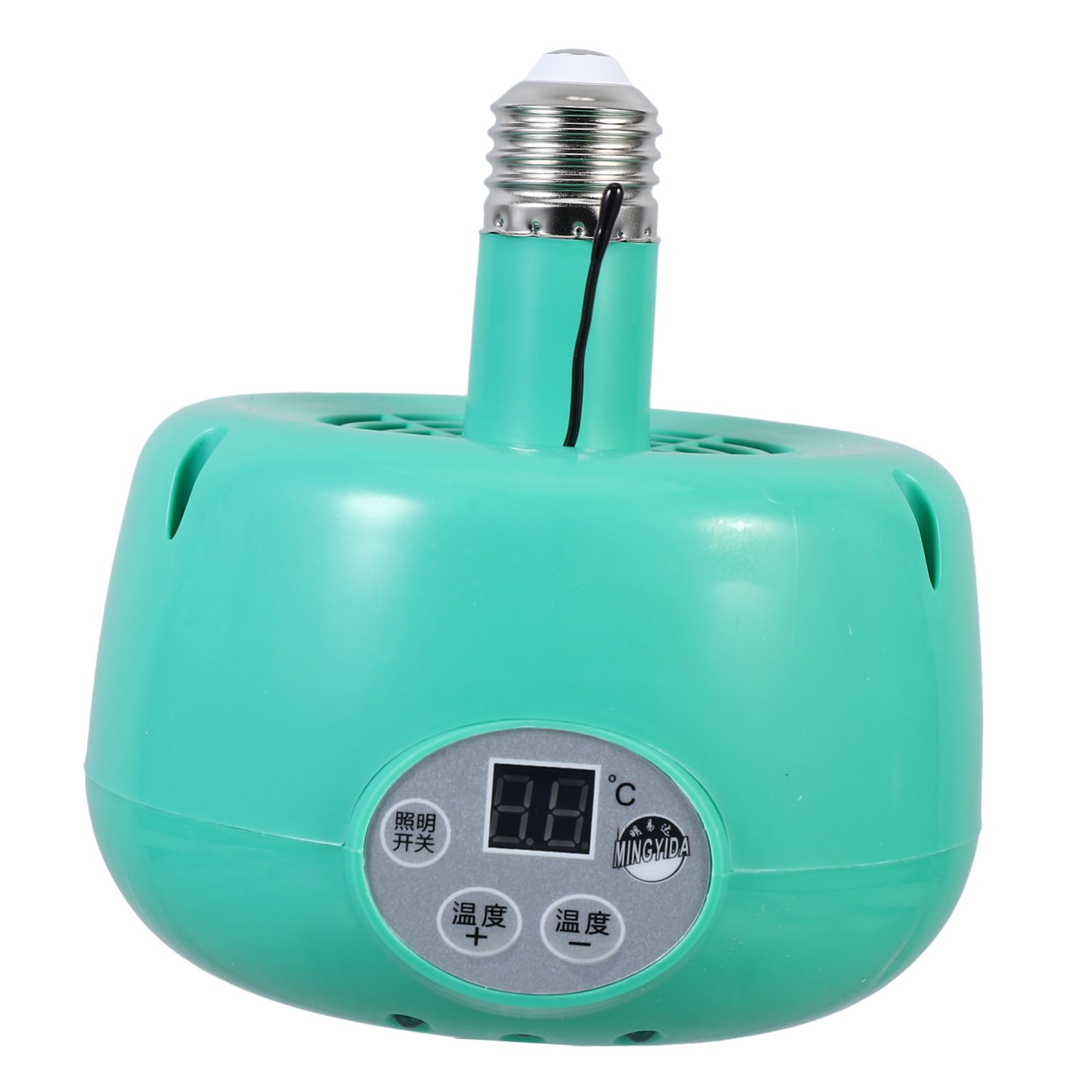 Lampada Riscaldante per Rettili e Roditori Controllo Temperatura, Alta Efficienza Termica, Materiale Plastico e Metallo, Sicura e Durevole per Allevamento