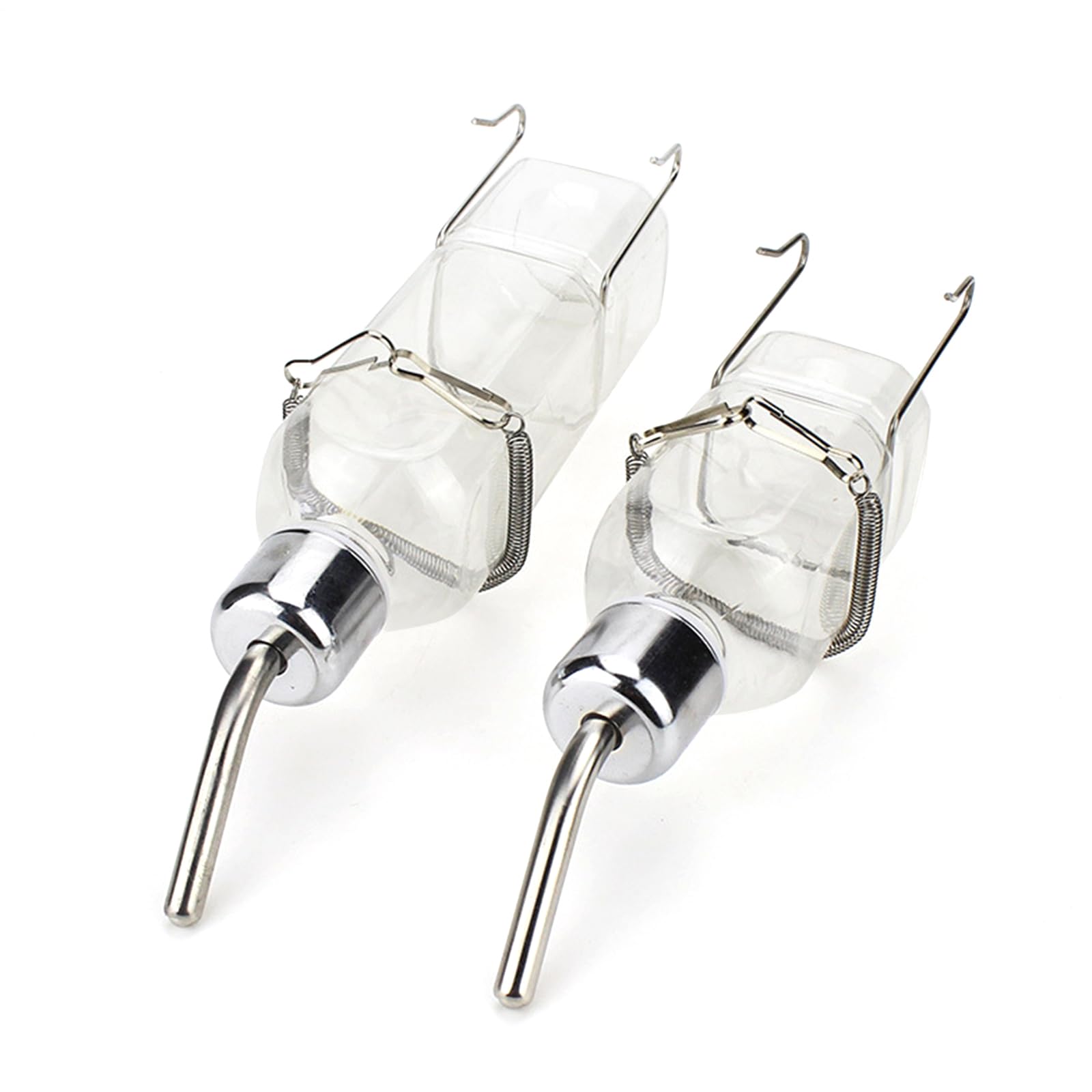 JAGTRADE Automatic Hamsters Water Bottle Hanging Water Dispenser Bead Head Watering Bottle Rabbit Drinking Bottle for Small Pets, 180ml