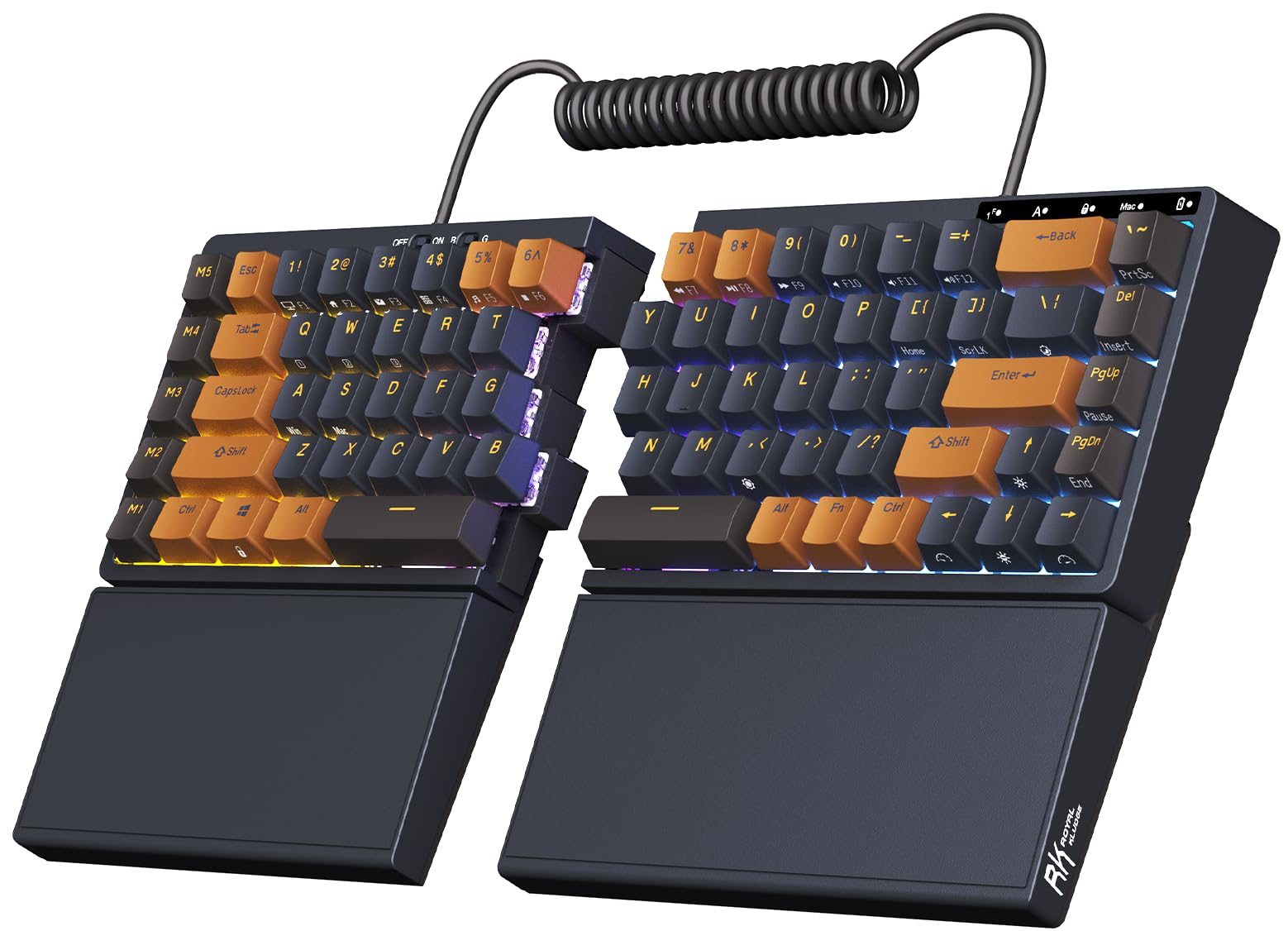 Amazon.com: RK ROYAL KLUDGE RKS70 Ergonomic Split Keyboard