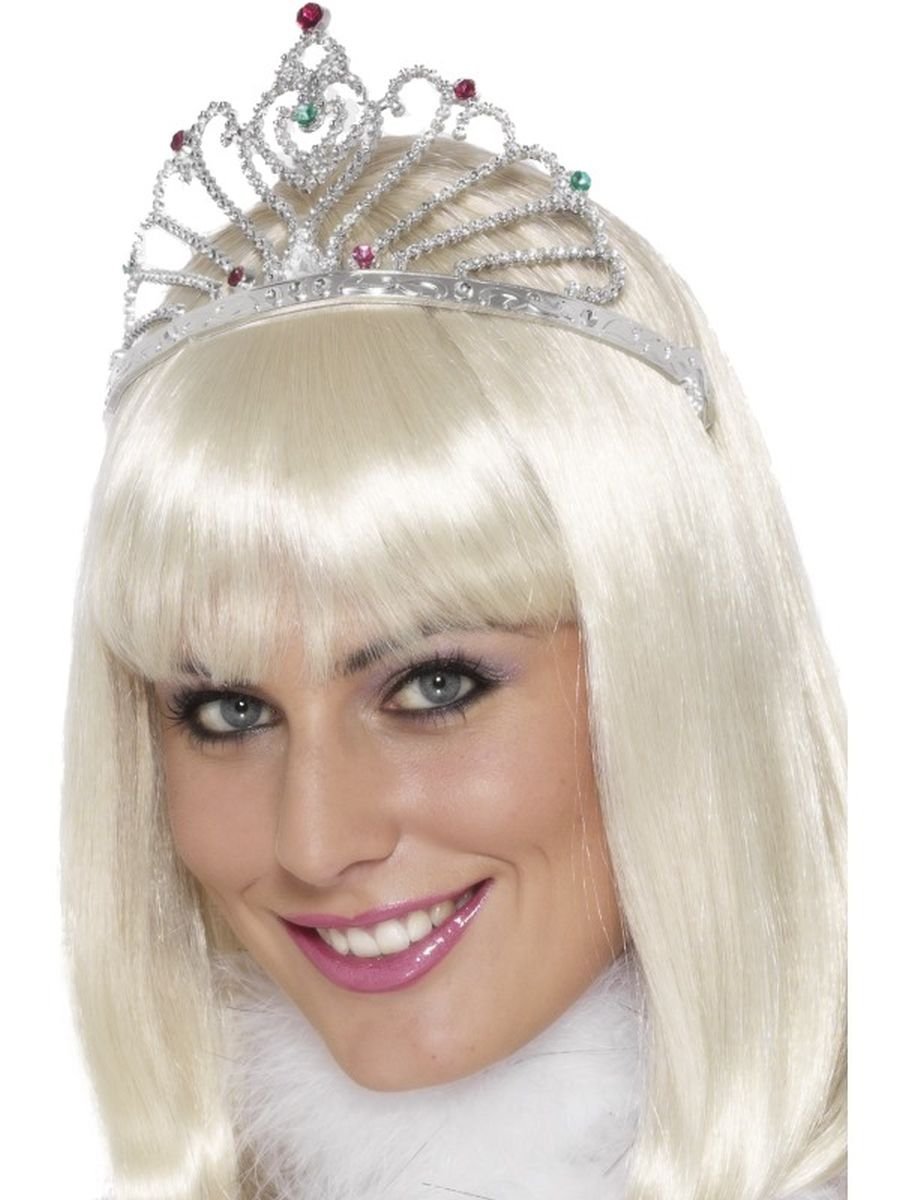 Fan Design Tiara, Silver Halloween