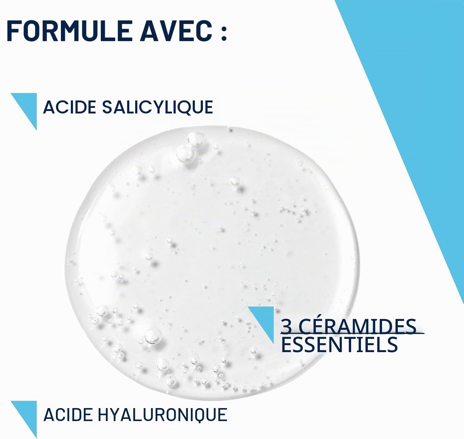 CeraVe SA Lot de 2 nettoyants lissants – Avec acide salicylique, acide hyaluronique et céramides – Nettoyant exfoliant visage et corps pour peaux sèches, rugueuses et bosselées 473 ml
