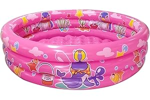 Big Summer 3 Rings Kiddie Pool - The Perfect Pink Oasis for Kids!