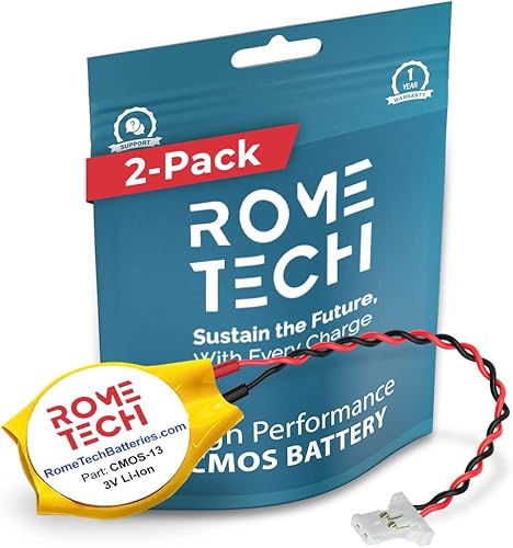 Rome Tech ML1220 - Batería CMOS para Dell Vostro 15 5510 - BIOS RTC ML1220 XPS 13 CMOS Batería recargable con 2 cables (paquete de 2) disponible en Yaxa Colombia