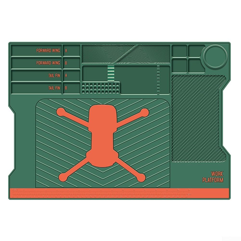 Lötmatte TE-619, hitzebeständige Arbeitsmatte, Lötstation-Set, Silikon-Pad für Elektronik-Reparatur-Werkbankschutz