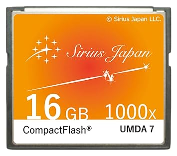 Sirius CF Card 16GB ?Color?Carrot Like Cool Cafe Color Variation (Over 80 Models) Compact Flash Card 1000X ESC10-16Gcr