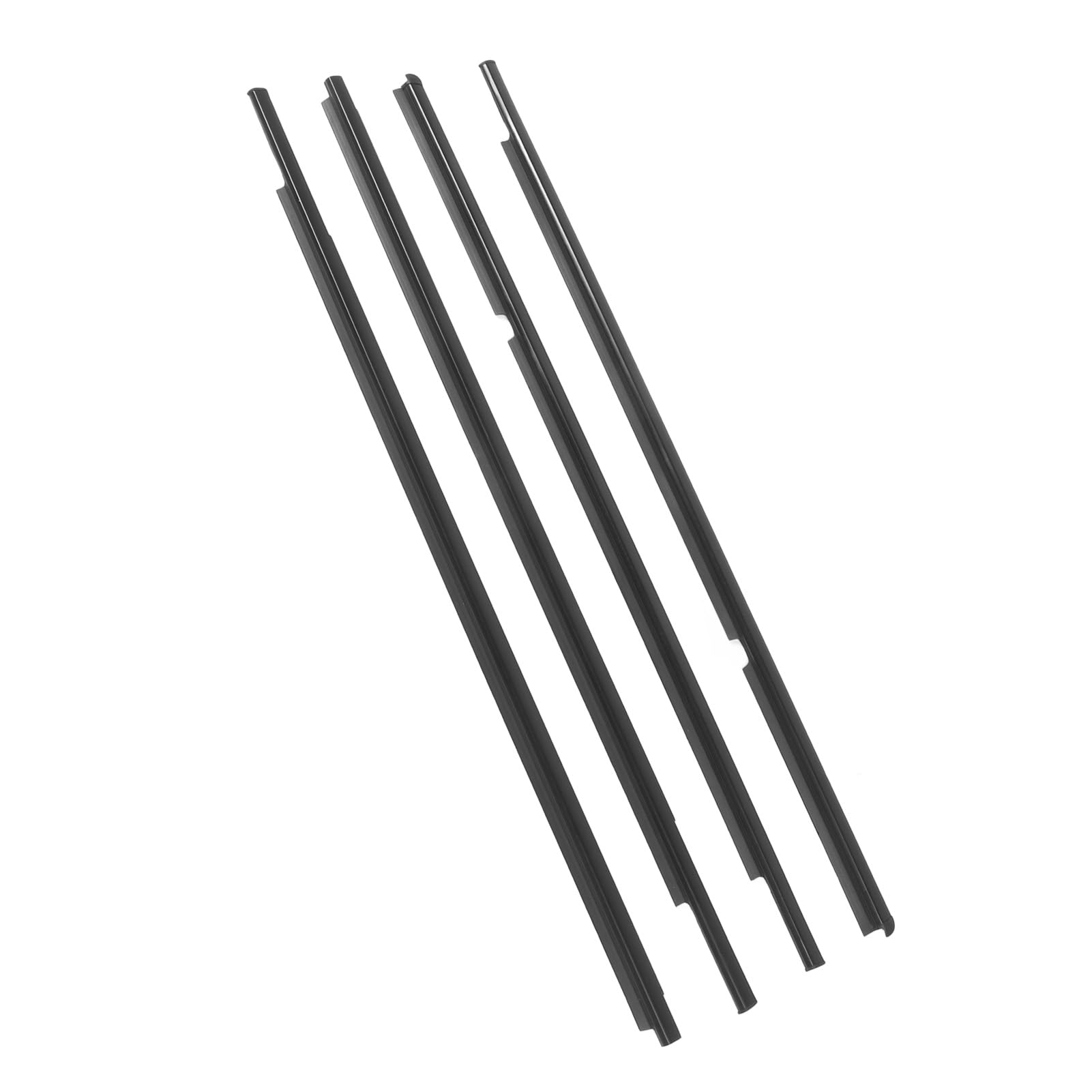 Tbest WEATHERSTRIP BET BET Zestaw Premium Wysyłka do Formowania Okienna Wymiana Sedan 2007–2016 4 szt. Materiał ABS