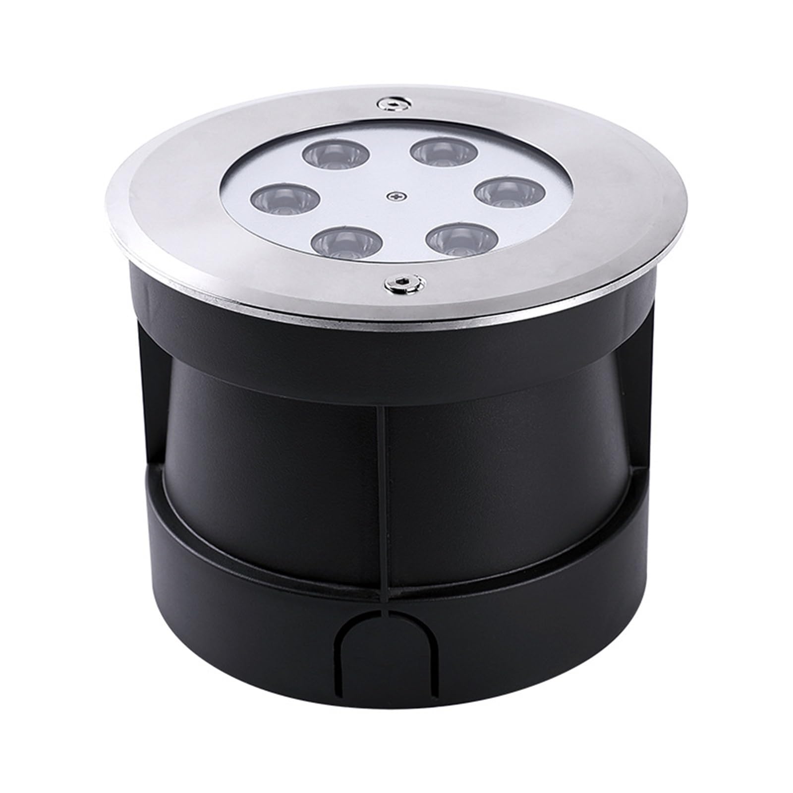 Lumières de piscine, Projecteur LED sous-marin intégré for piscine, éclairage d'extérieur enterré, classe IP68, 12 V, étanche, en acier inoxydable(blanc)