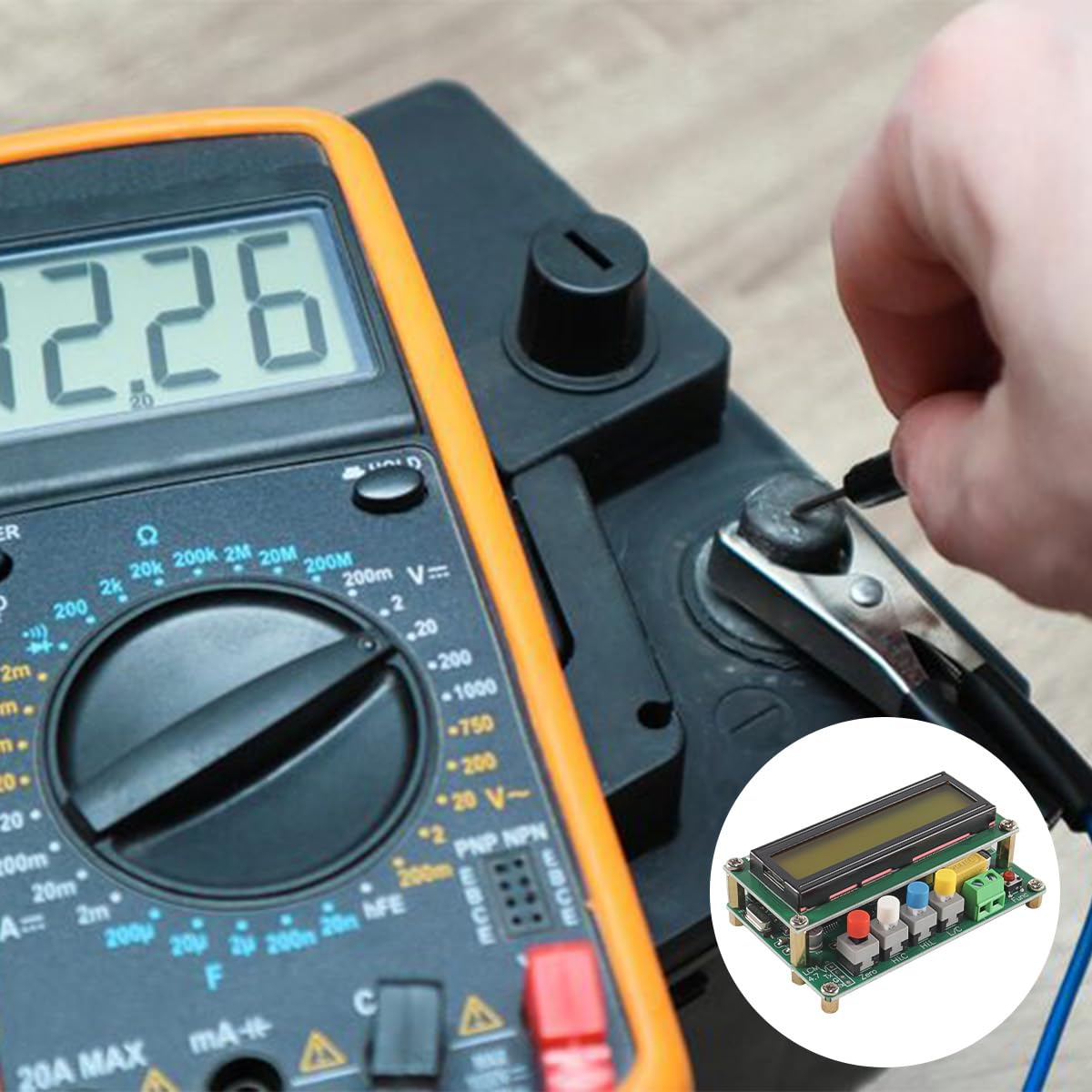 Appareil de mesure numérique LC-100-A, appareil de mesure électronique avec interface USB, pour des mesures de précision