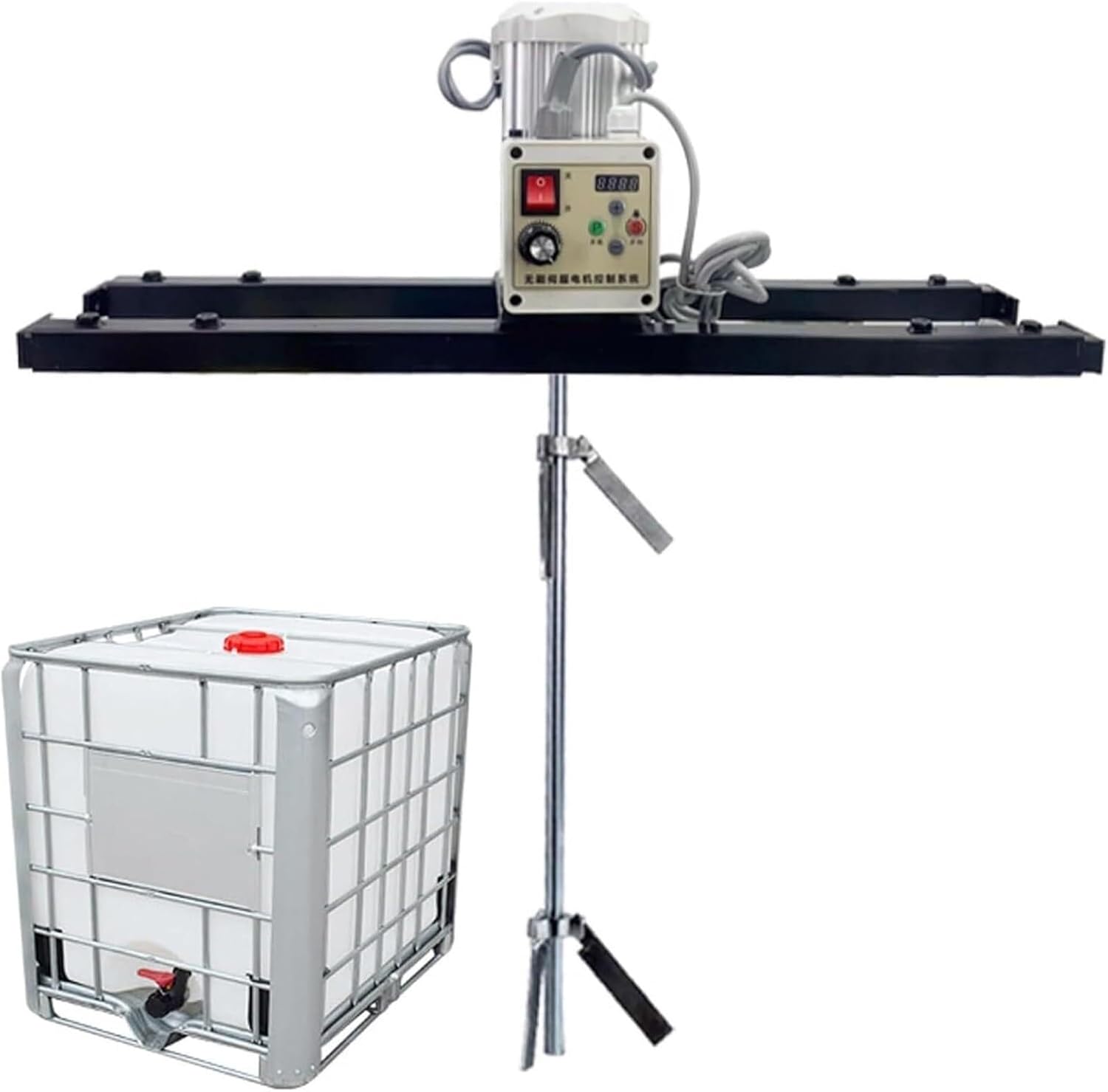 IBC Electric Agitator, 2100W Tank Mixer Machine, 1 Ton/1000L Stirring Capacity Paint Stirring Machine, Adjustable Speed(A)