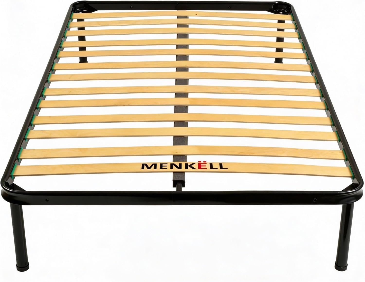 Rete Una Piazza e Mezza 120x190 Ortopedica - con Piedi Antiscivolo 26cm - Rinforzata, con Telaio in Ferro - Per Tutti i Tipi di Materassi, Supporta Fino a 200kg (1 Piazza e 1/2)