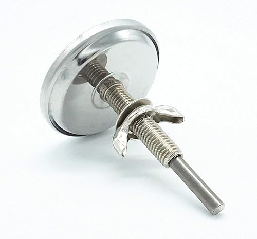 Miniatura 5 de DOZYANT Medidor de temperatura para ahumador, parrilla de carbón para barbacoa, 2 unidades, termómetro Fahrenheit e indicador de calor para cocinar