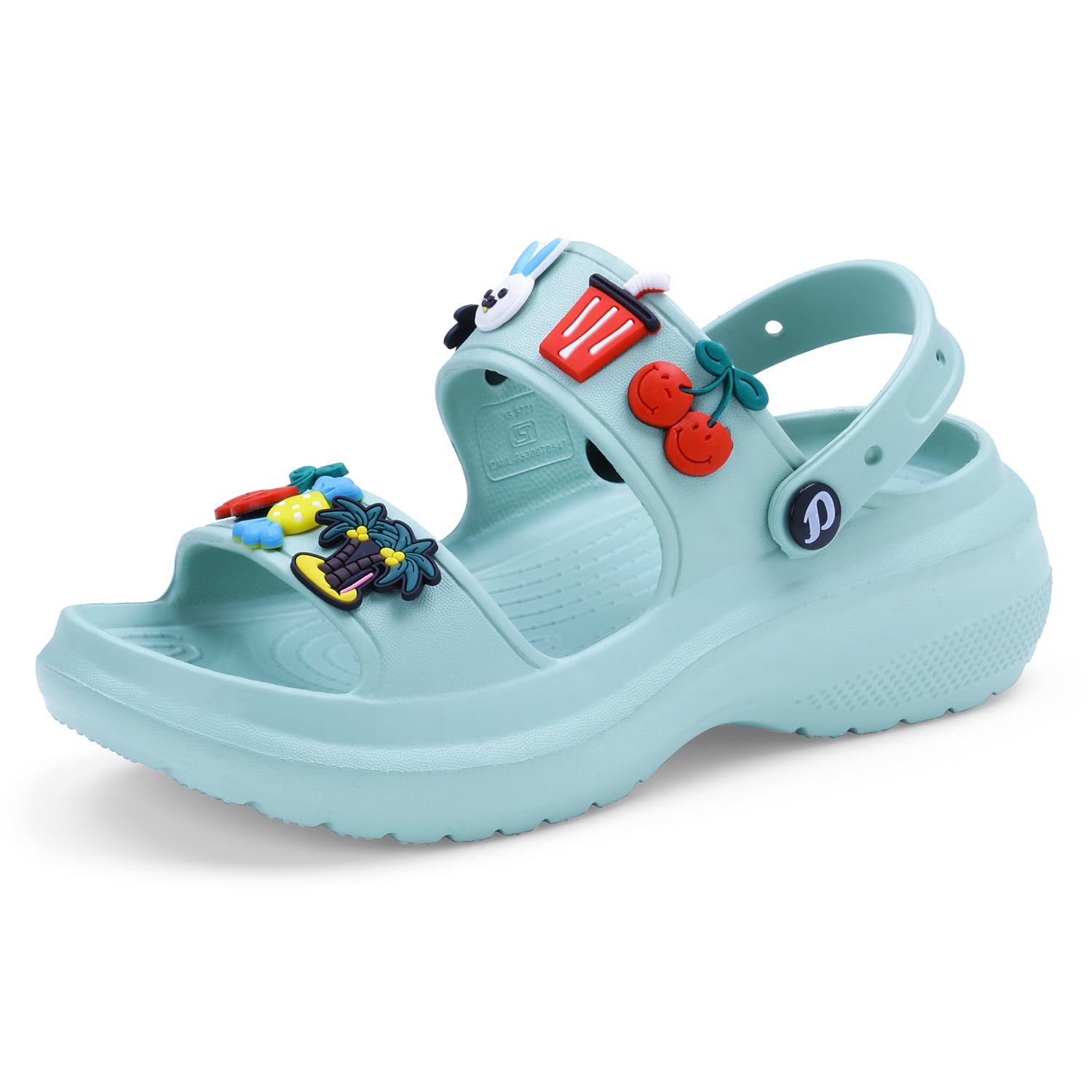 doctor extra soft Women's Classic Charms Cushion Sandals/Clogs with Adjustable Back Strap for Adult| Comfortable & LightWeight | Stylish & Anti-Skid | Waterproof Casual Daily Mules Girls & Ladies D-552-picture-28