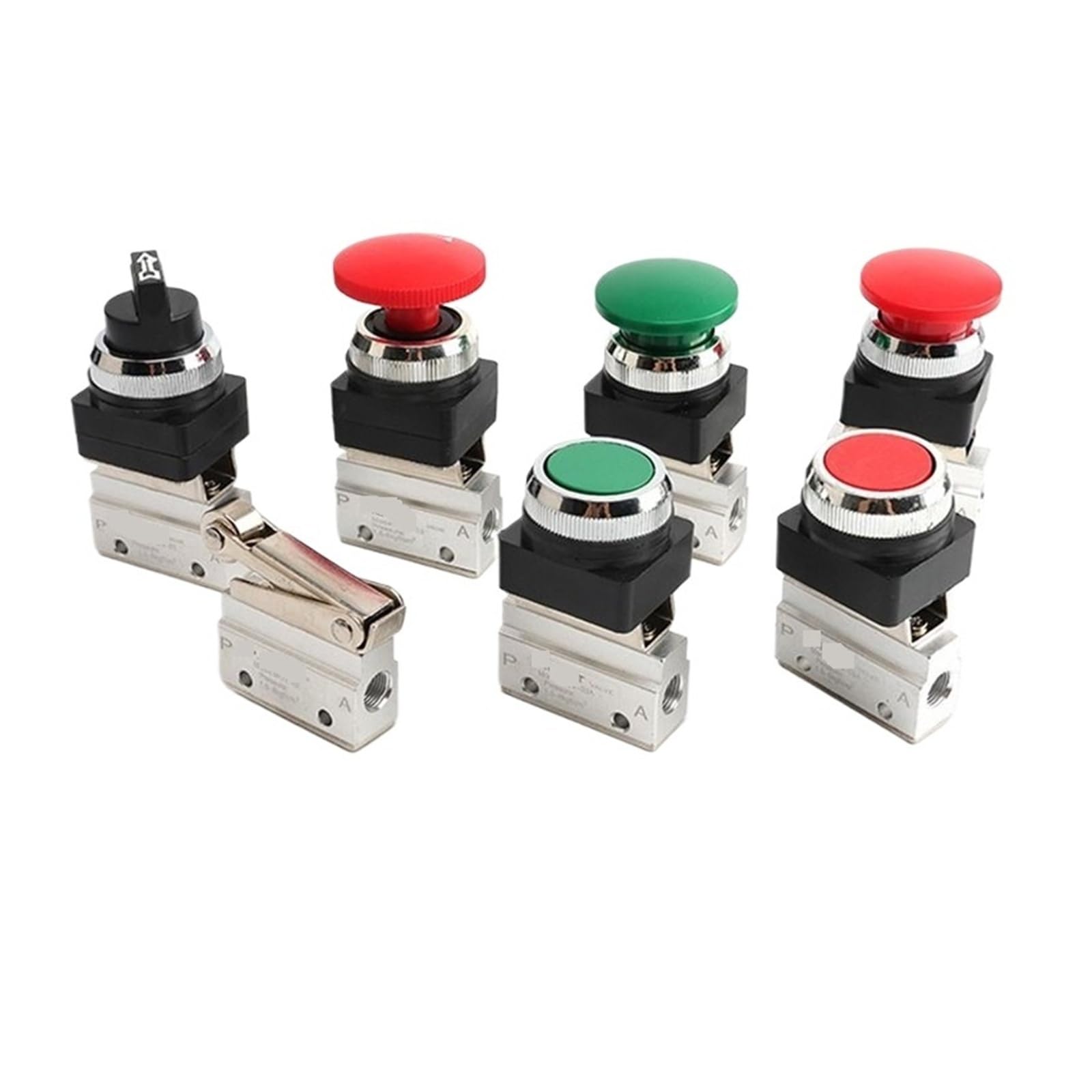 HHB18I Pneumatic Manual Valve Two Ports Mechanical Valve Directional valve Pneumatic Control valve MOV-01 MOV-02 MOV-03 MOV-03A(MOV-03A)