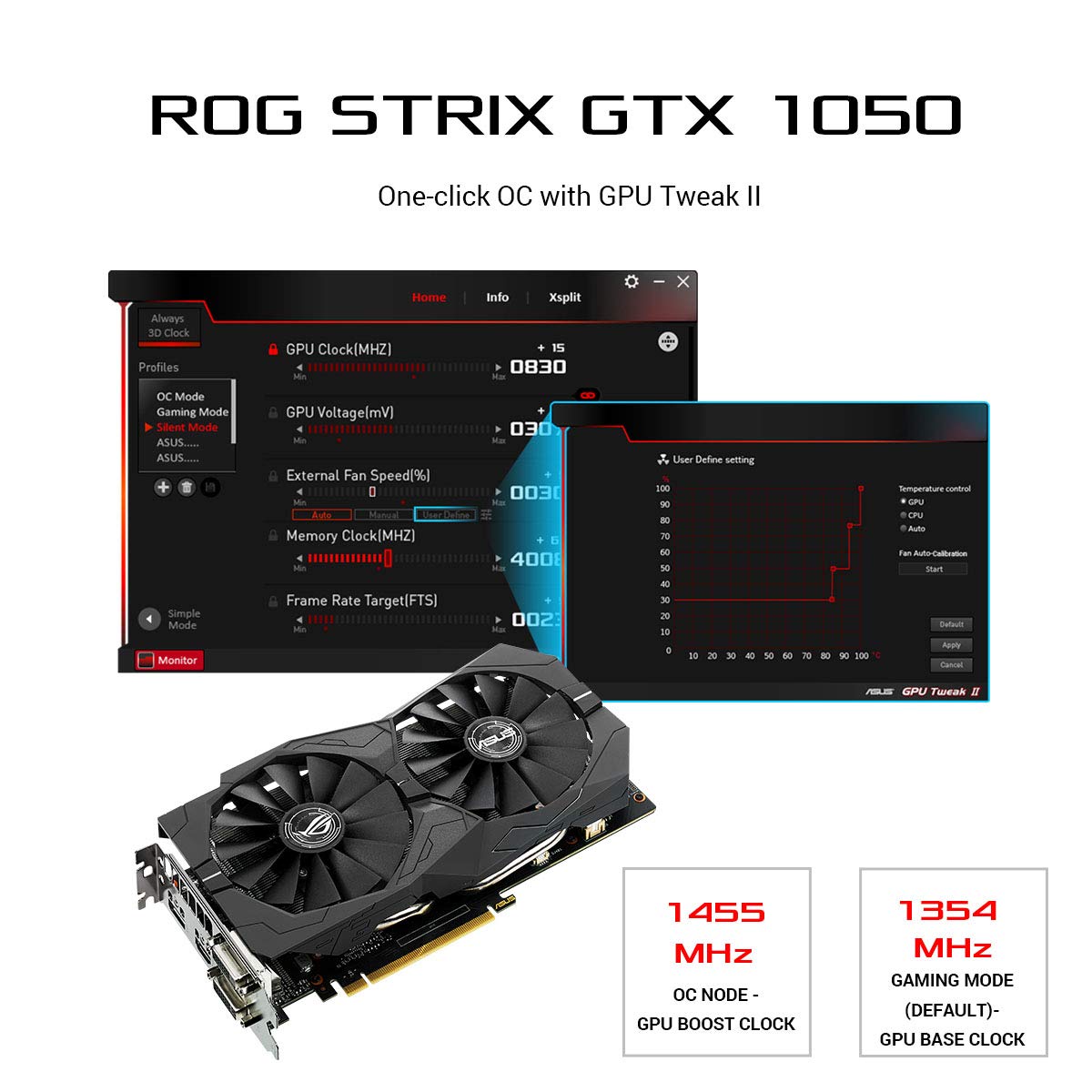 Amazon | Asus strix-gtx1050 – 2 g-gaming GeForce GTX 1050 2 gb