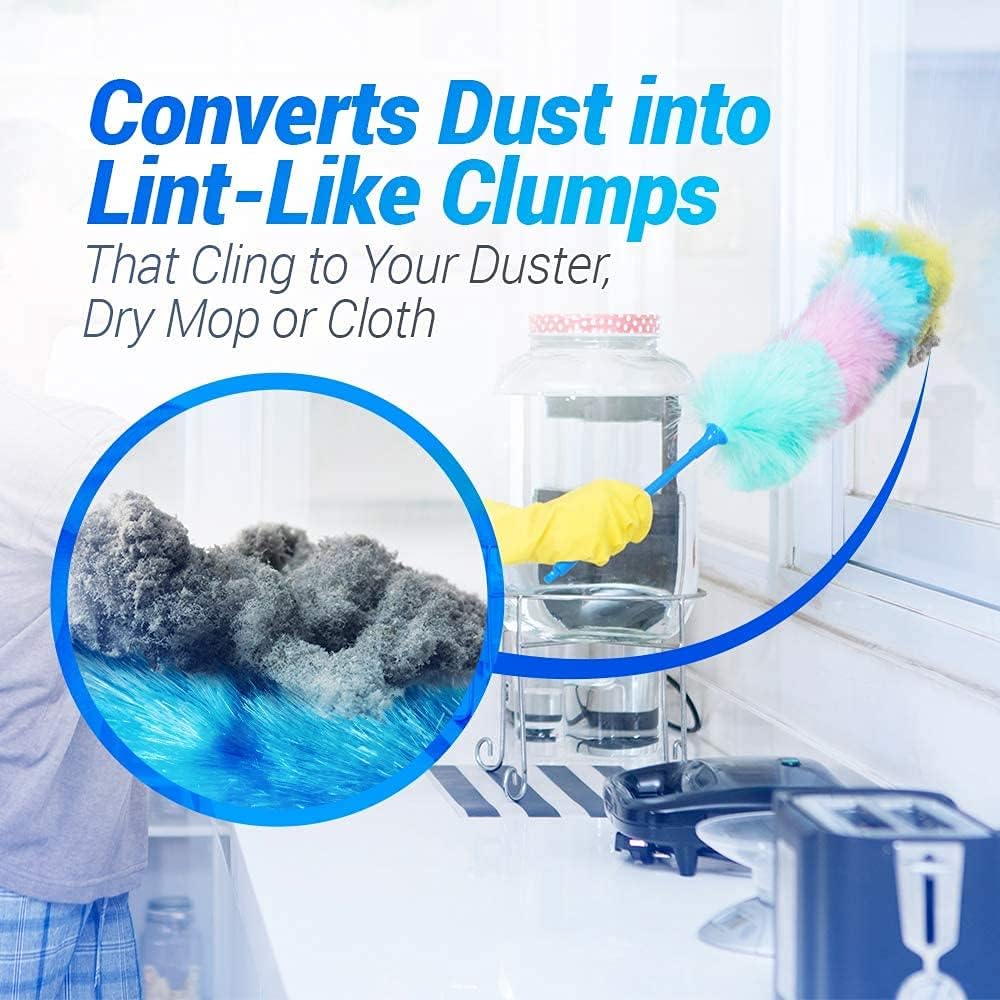 Fuller Brush Duster Spray – 2 Pack 15.5 oz - Multi Surface Dust Removing Sprayer - Safe Household Cleaning for Floors, Furniture, Blinds & Car Interiors