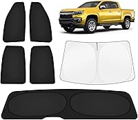 Vista 59 de KUST Parasol plegable para parabrisas para Chevrolet/Chevy Trax LS/LT/LTZA 2013-2023, accesorios para ventana, protector de visera solar, bloquea