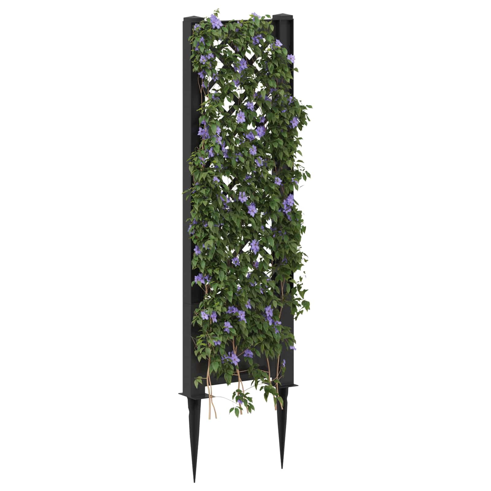 vidaXL Trellis z gwoździem PP antracytowy