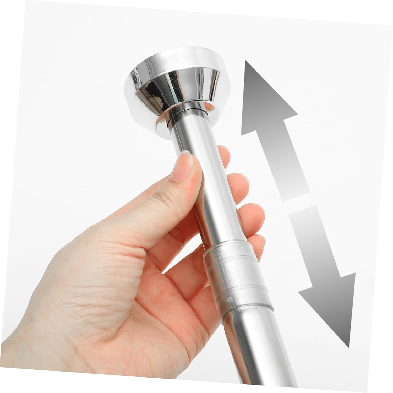 ERINGOGO Telescopic Stainless Steel Adjustable Spring Tension Rod for Windows and Closets No Drilling Easy Installation Resistant and Seamless Design