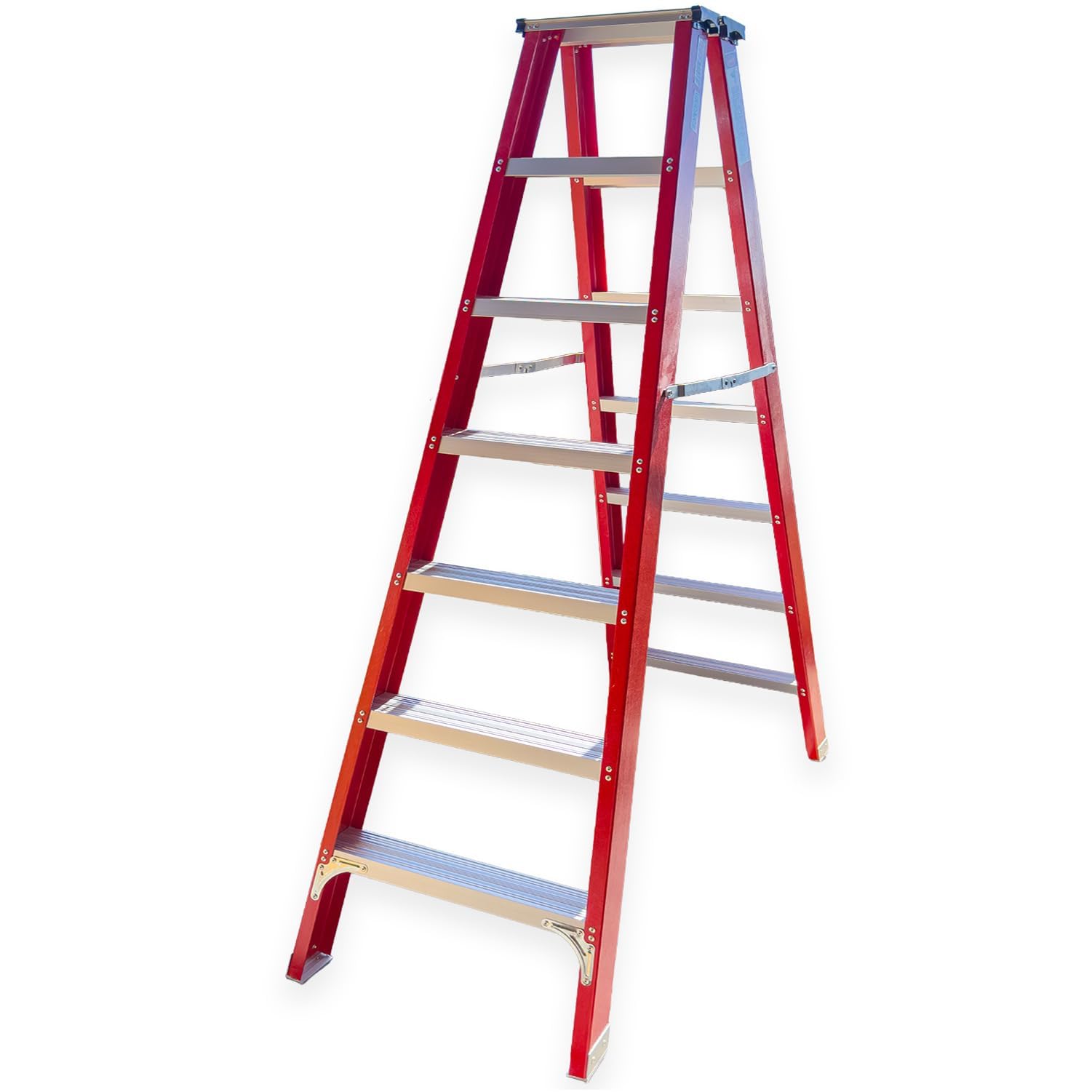 Fibreglass Step Ladder Lightweight Stable & EN-131 Certified – Professional-Grade Ladder for Electrical & Industrial Use 7 Tread 2160mm