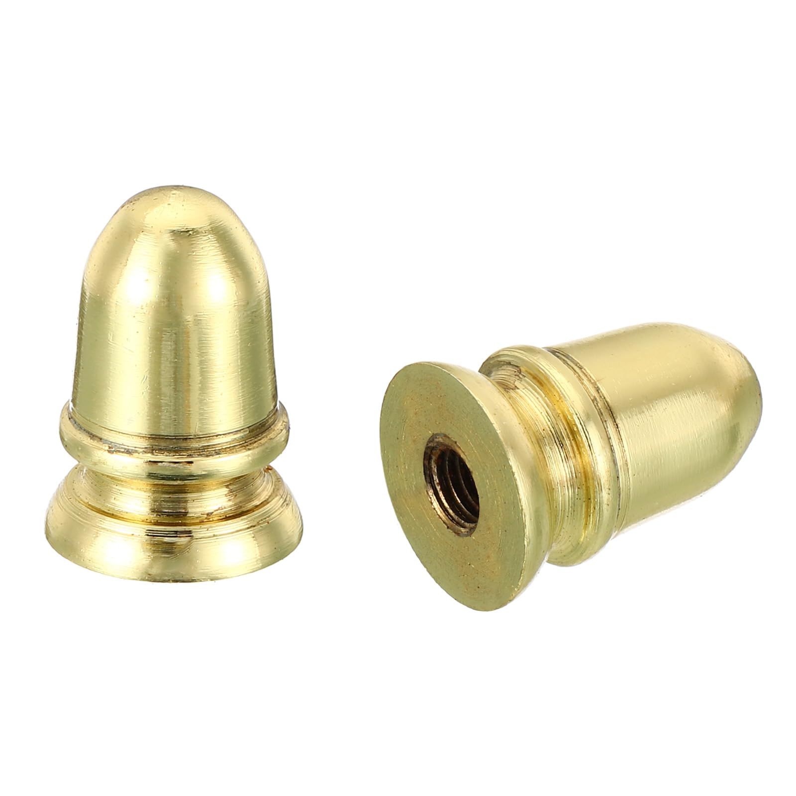 Abat Jour PATIKIL Brass Lamp Finials - 2 Pack 1.1 Inch Round Lamp Shade ...