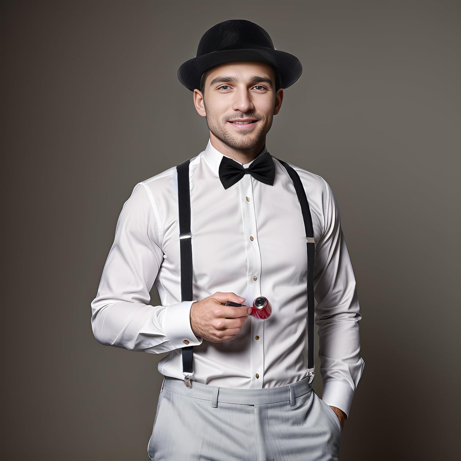 SUMERSHA 3Pcs 1920s Mens Costume Accessories Roaring Kenya Ubuy