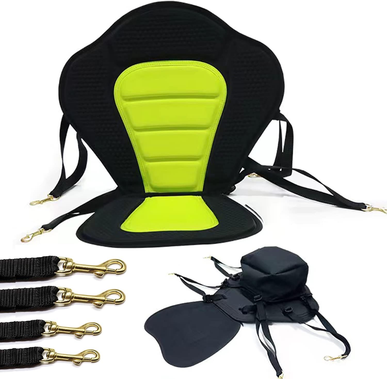 Kayak Seat Back,Universal Deluxe Padded Kayak Seat Cushioned Fishing Boat Seat Comfortable Backrest Support with Adjustable Strap Detachable Storage Bag for Kayaks Boats Canoes Kayak Seat Back,Universal Deluxe Padded Kayak Seat Cushioned Fishing Boat Seat Comfortable Backrest Support with Adjustable Strap Detachable Storage Bag for Kayaks Boats Canoes