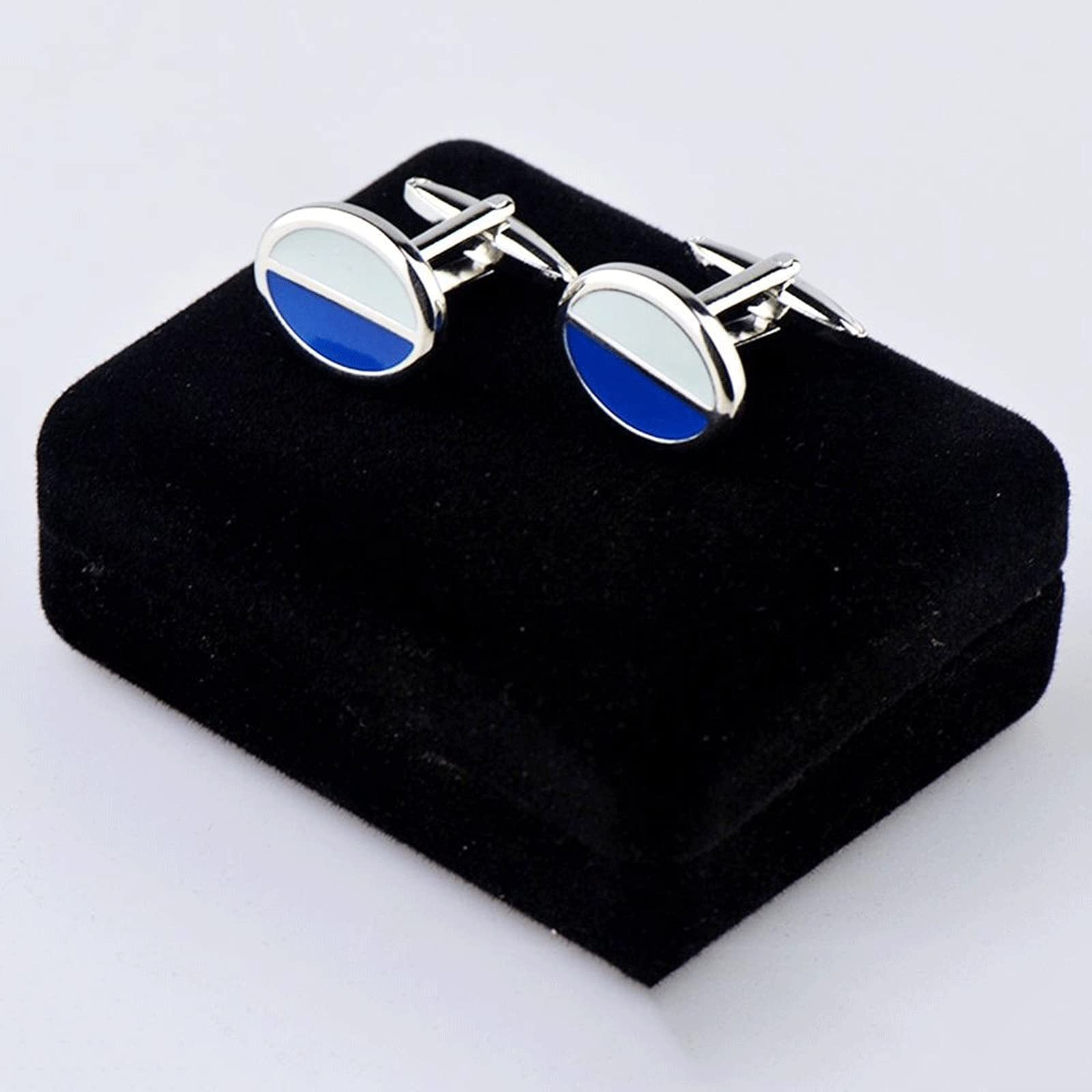 Caja organizadora de joyas, caja de almacenamiento de gemelos de lujo, organizador de joyas, alfiler de corbata, paquete de puños/anillos, caja de presentación, caja de presentación de anillos/pendien
