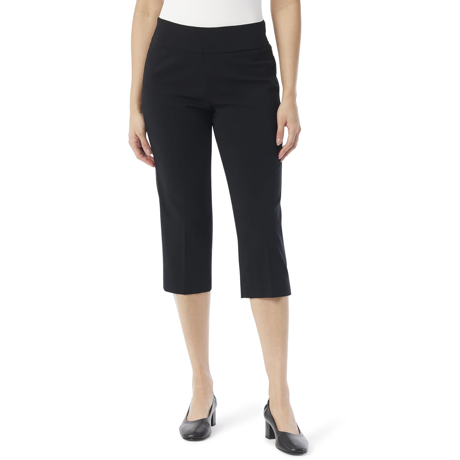 Gloria Vanderbilt Womens Pull on Tummy Slimmer Capri Standard